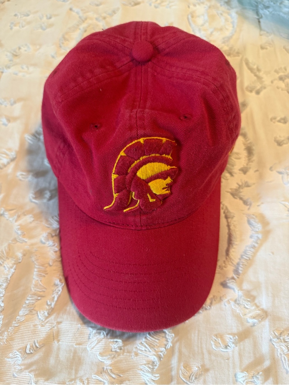 Zephyr Crimson USC Trojans Cap with Gold Trojan Logo